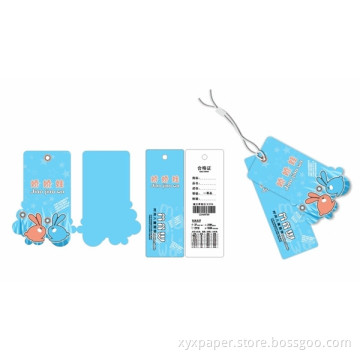 Custom Paper Hang Tag & Label Color Paper Cards
